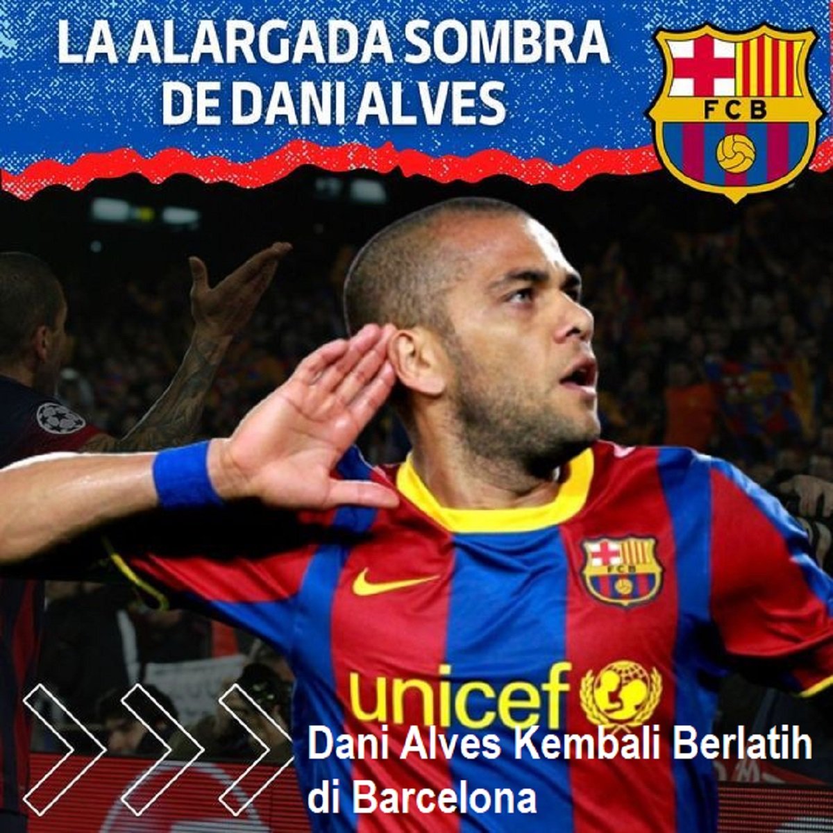 Dani Alves Kembali Berlatih di Barcelona