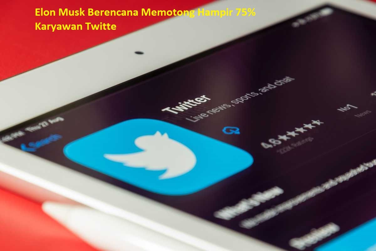 Elon Musk Berencana Memotong Hampir 75% Karyawan Twitte