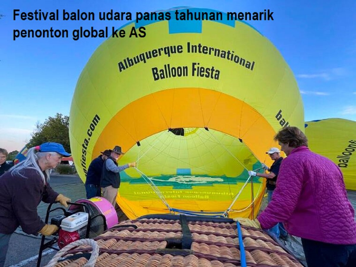 Festival balon udara panas tahunan menarik penonton global ke AS