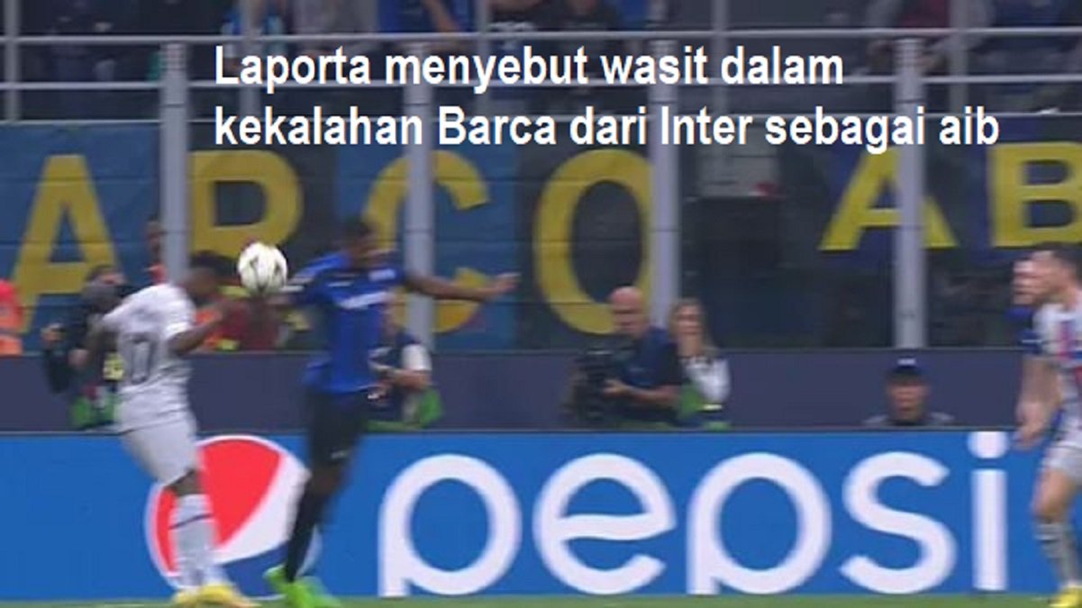 Laporta menyebut wasit dalam kekalahan Barca dari Inter sebagai aib