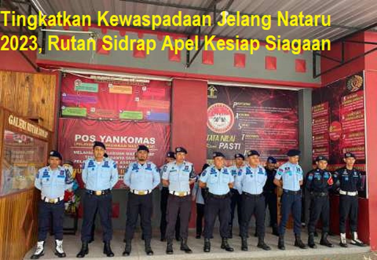 Tingkatkan Kewaspadaan Jelang Nataru 2023, Rutan Sidrap Apel Kesiap Siagaan Tingkatkan Kewaspadaan Jelang Nataru 2023, Rutan Sidrap Apel Kesiap Siagaan